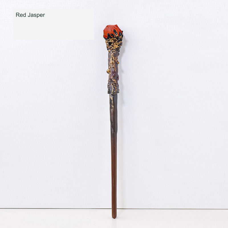 Original actual wand photograph; equivalent English captions only