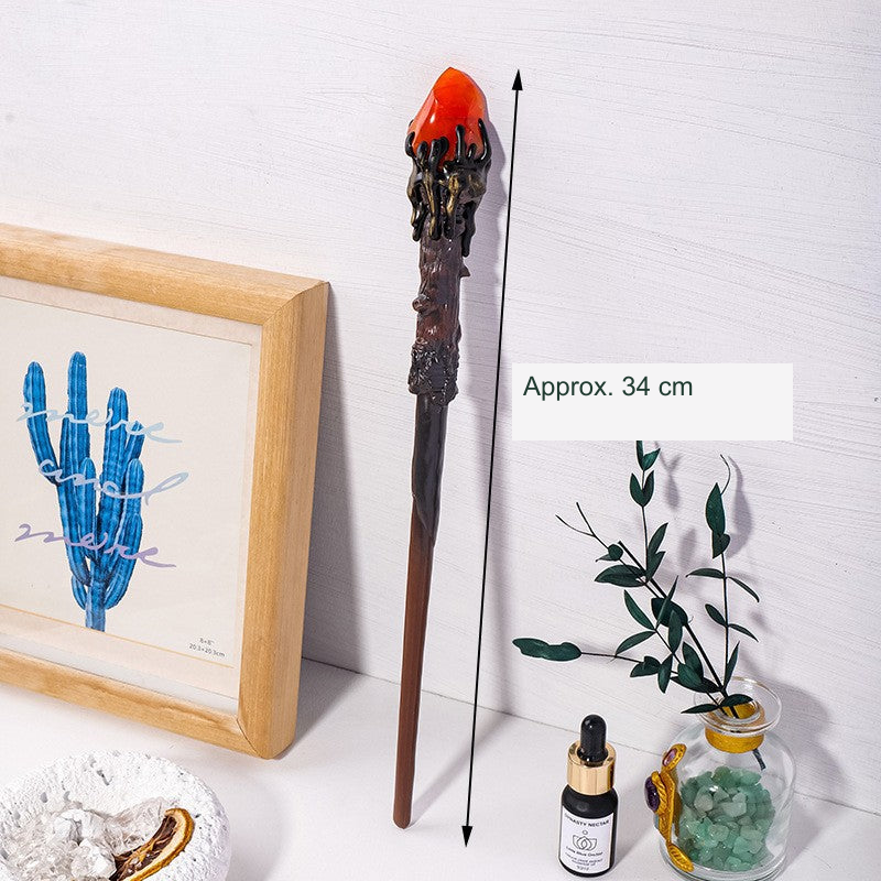 Original actual wand photograph; equivalent English captions only