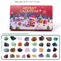Actual advent option; equivalent English size and material notes, sample contents vary