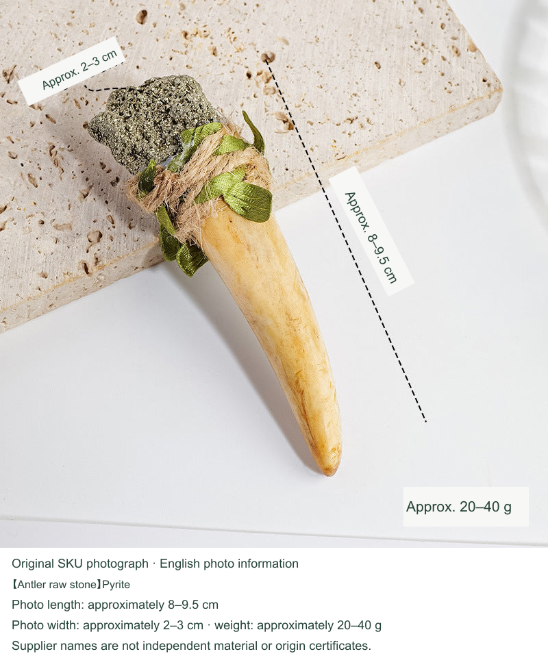 【Antler raw stone】Pyrite; equivalent English photo information