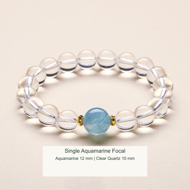 Original bead bracelet photograph with English material and measurement labels; physical product pixels retained
