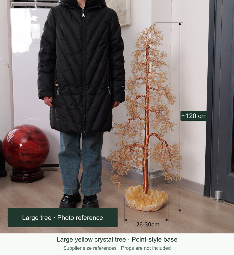 Original tree option photo 12; English supplier size references; real branches, stones, vase and props retained