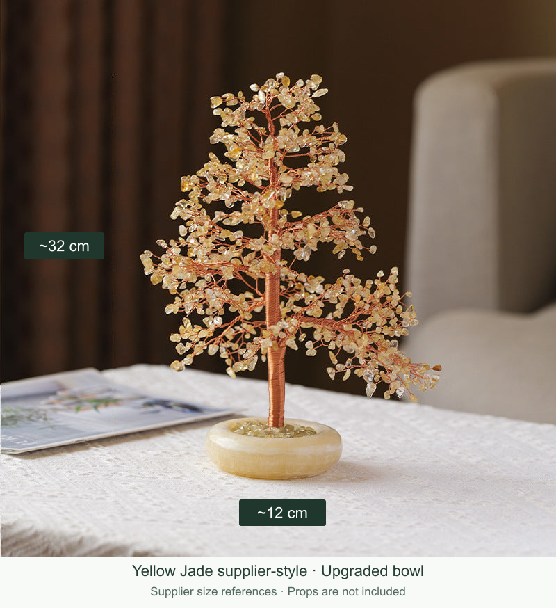 Original tree option photo 21; English supplier size references; real branches, stones, vase and props retained