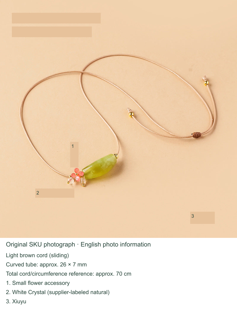 Curved pendant SKU 9 original photo; equivalent English labels