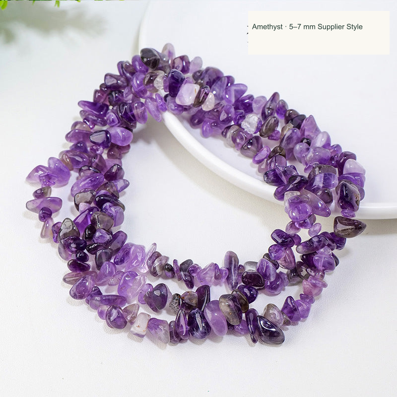 Amethyst · 5–7 mm Supplier Style jewelry-making chip bead strand supplier style, English label