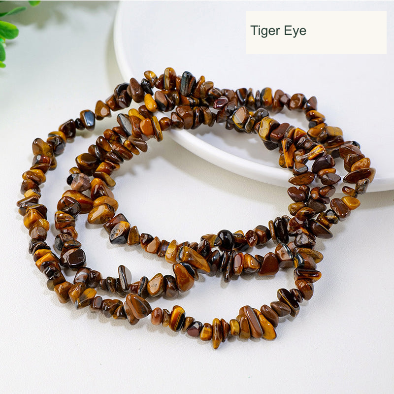 Tiger Eye jewelry-making chip bead strand supplier style, English label