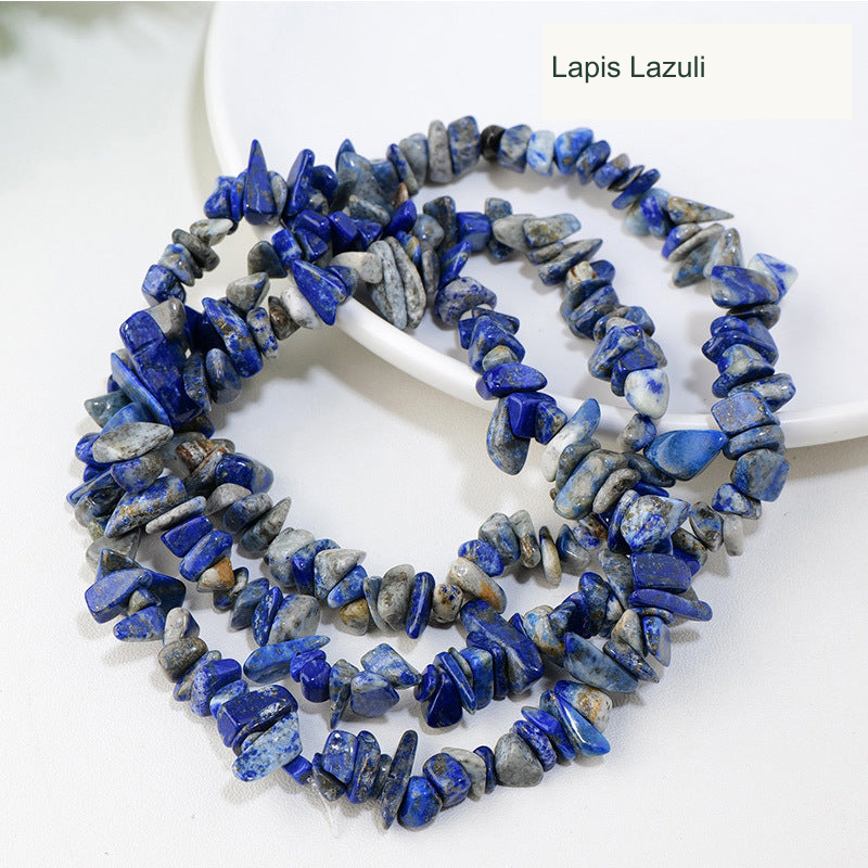 Lapis Lazuli jewelry-making chip bead strand supplier style, English label