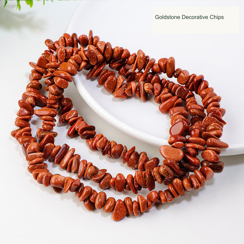 Goldstone Decorative Chips jewelry-making chip bead strand supplier style, English label