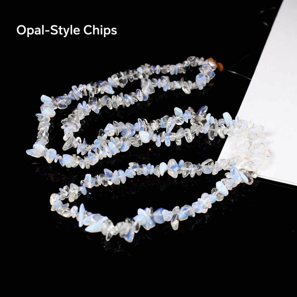 Opal-Style Chips jewelry-making chip bead strand supplier style, English label