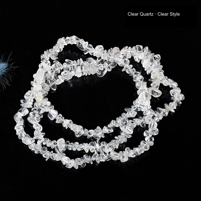 Clear Quartz · Clear Style jewelry-making chip bead strand supplier style, English label