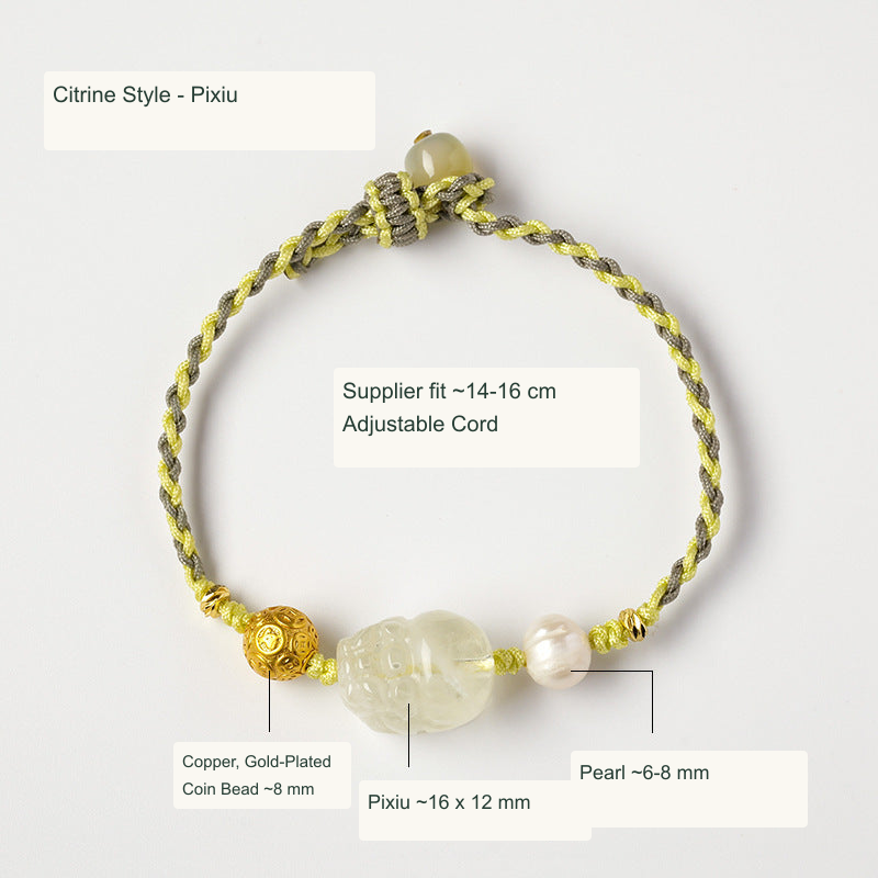 Citrine Style · Pixiu Motif English specification image