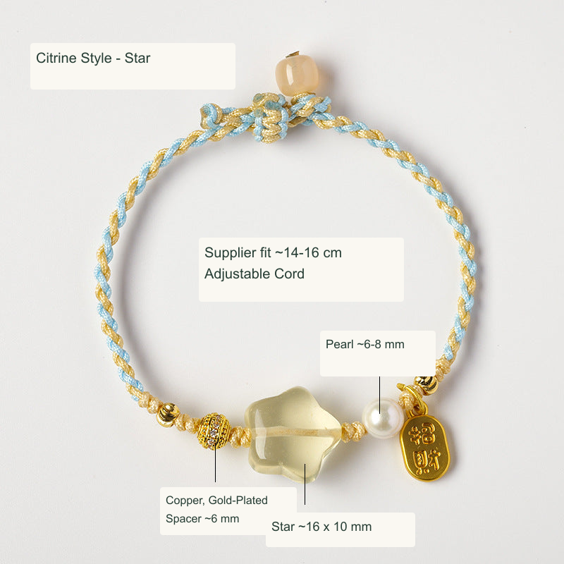 Citrine Style · Star Motif English specification image