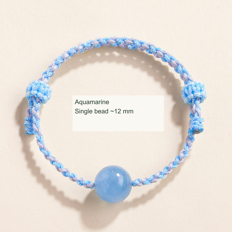 Aquamarine · Single Bead · 12 mm English specification image