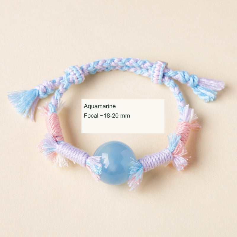 Aquamarine · Tassel Cord · 18–20 mm English specification image