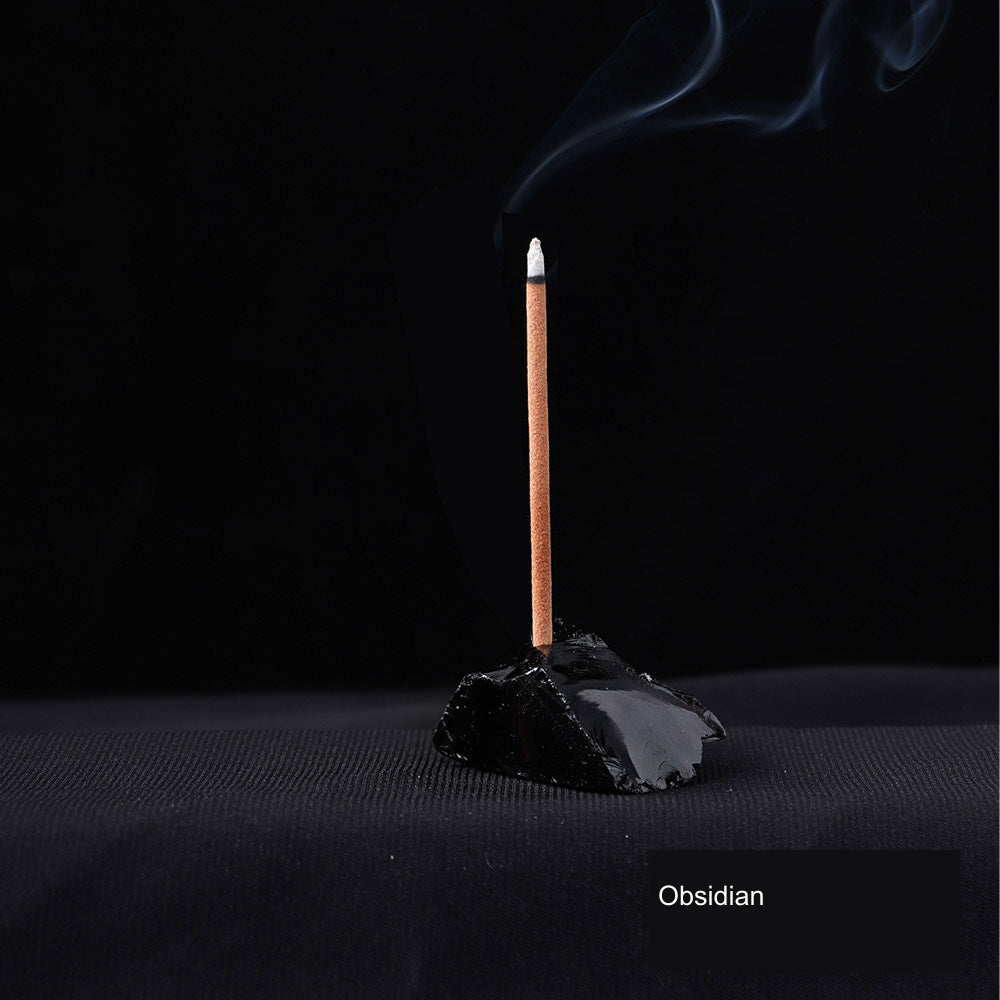 Actual incense holder SKU photograph; English source material label; local supplier watermark repair