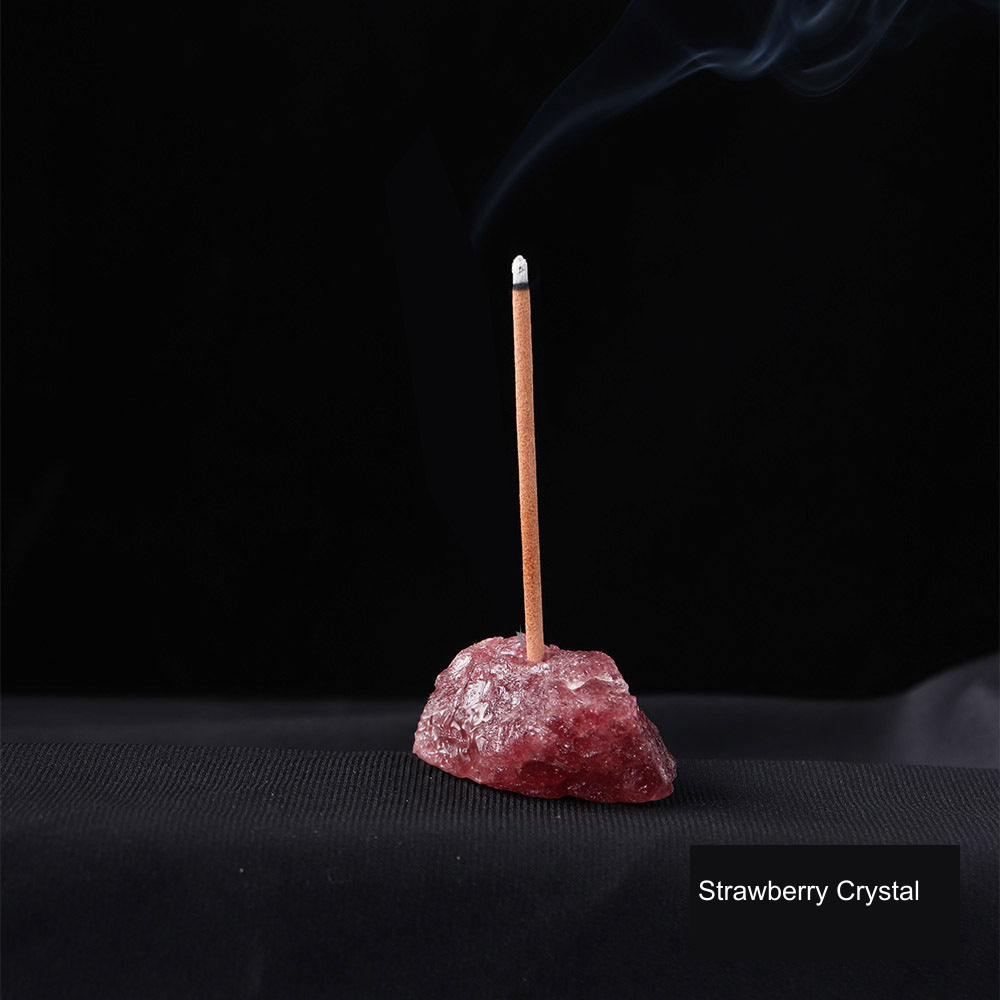 Actual incense holder SKU photograph; equivalent English supplier material label; localized watermark removal