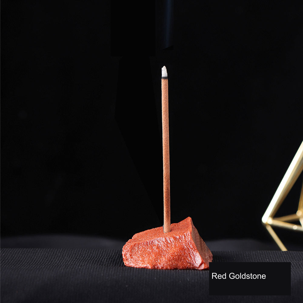 Actual incense holder SKU photograph; equivalent English supplier material label; localized watermark removal