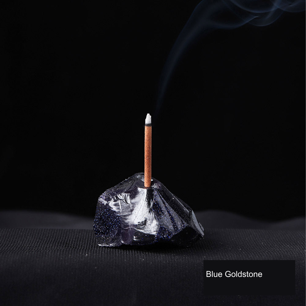 Actual incense holder SKU photograph; equivalent English supplier material label; localized watermark removal