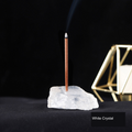 Actual incense holder SKU photograph; English source material label; local supplier watermark repair