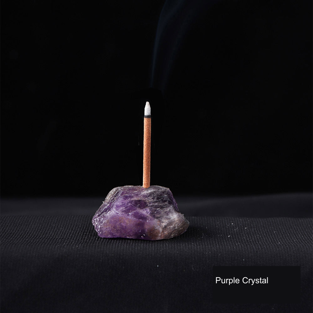 Actual incense holder SKU photograph; English source material label; local supplier watermark repair