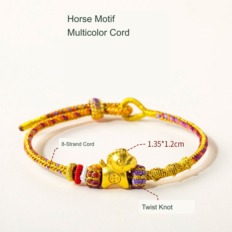 Original Chinese knot jewelry style; caption translated to English, actual cord and decorative motifs preserved