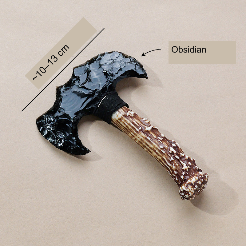 Original photographed collectible option 13 — equivalent English caption: ~10–13 cm; Obsidian