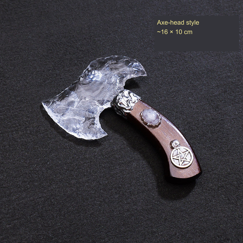 Original photographed collectible option 48 — equivalent English caption: Axe-head style; ~16 × 10 cm
