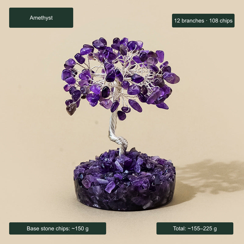 Original mini-tree photo 8 with English supplier labels; size, weights and chip count are supplier references
