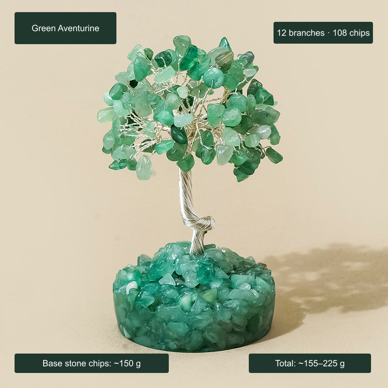 Original mini-tree photo 9 with English supplier labels; size, weights and chip count are supplier references