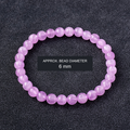 Purple bead bracelet — approximately 6 mm beads