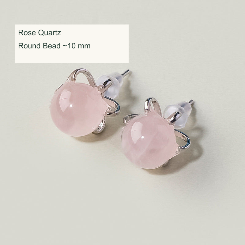 Rose Quartz · Round Bead · 10 mm English image