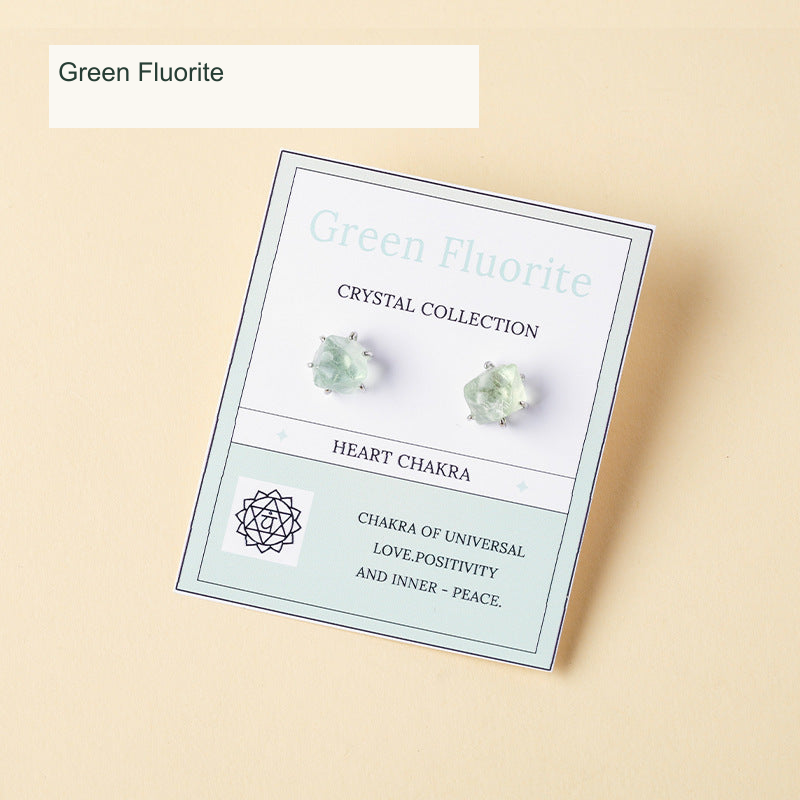 Green Fluorite · Octahedral Card Style English image