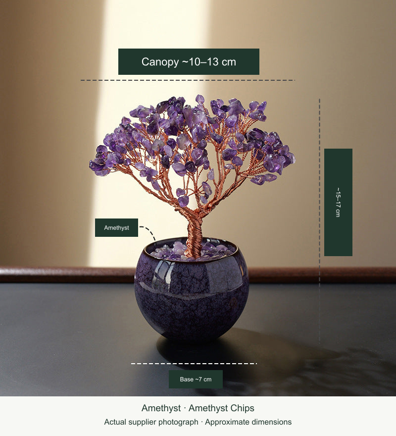 Amethyst Canopy · Amethyst Chips — English supplier dimensions