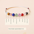 Nine-Color Bead Bangle · ~6 mm original product photograph English supplier labels