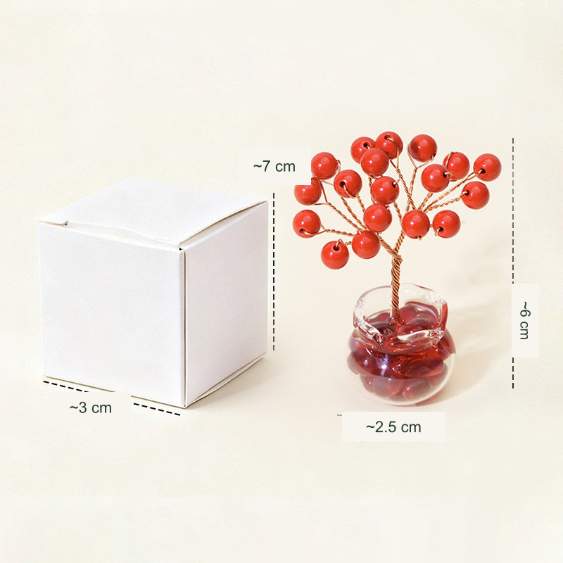 Wishing tree actual style 13 — original photograph with equivalent English labels; physical packaging and charms retained