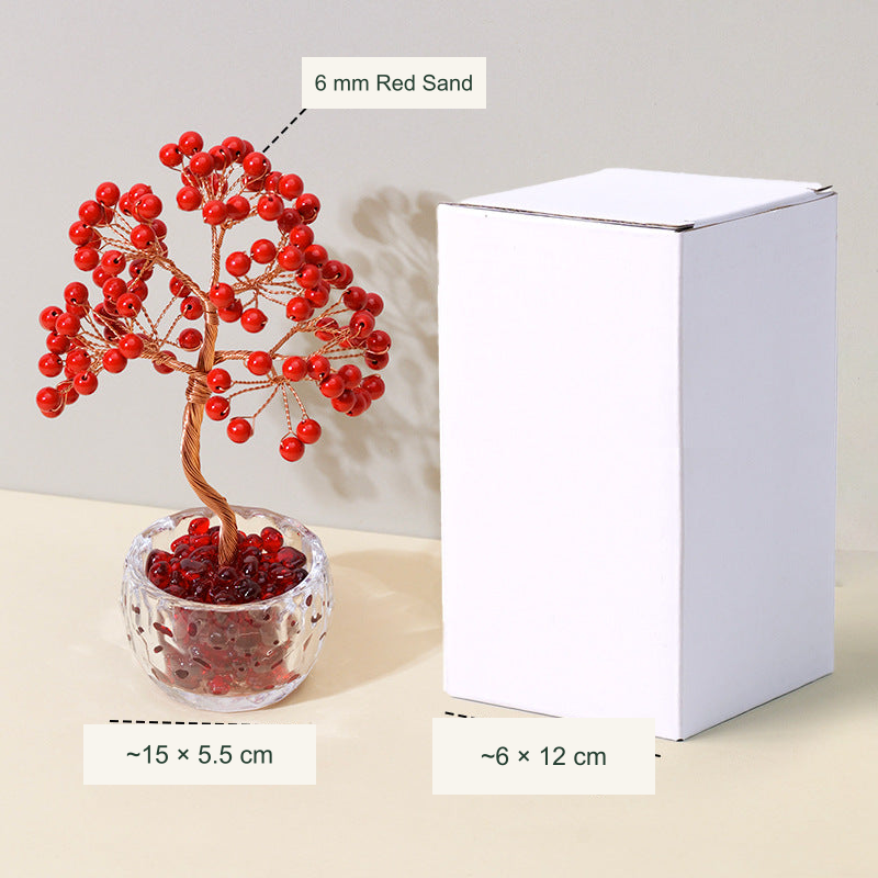 Wishing tree actual style 15 — original photograph with equivalent English labels; physical packaging and charms retained