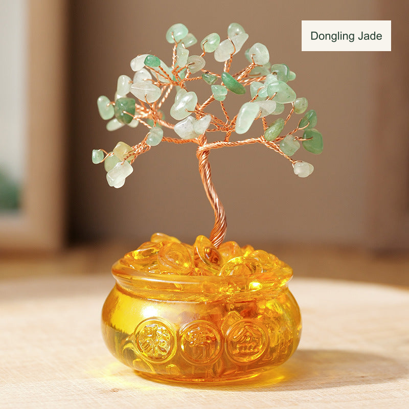 Wishing tree actual style 18 — original photograph with equivalent English labels; physical packaging and charms retained