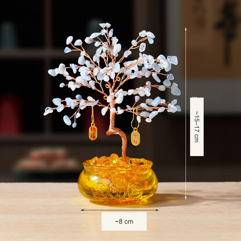 Wishing tree actual style 30 — original photograph with equivalent English labels; physical packaging and charms retained
