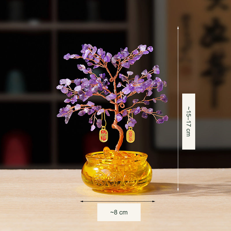 Wishing tree actual style 32 — original photograph with equivalent English labels; physical packaging and charms retained
