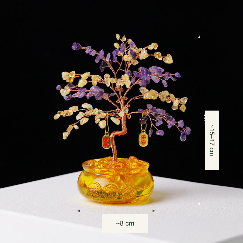 Wishing tree actual style 33 — original photograph with equivalent English labels; physical packaging and charms retained