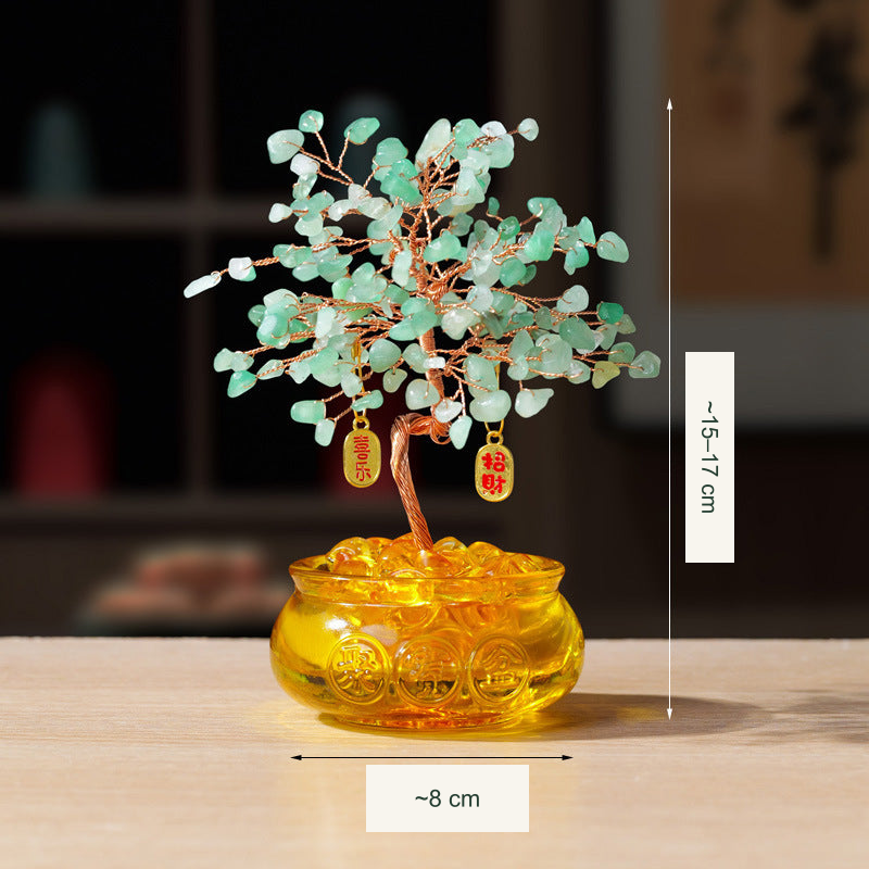 Wishing tree actual style 34 — original photograph with equivalent English labels; physical packaging and charms retained