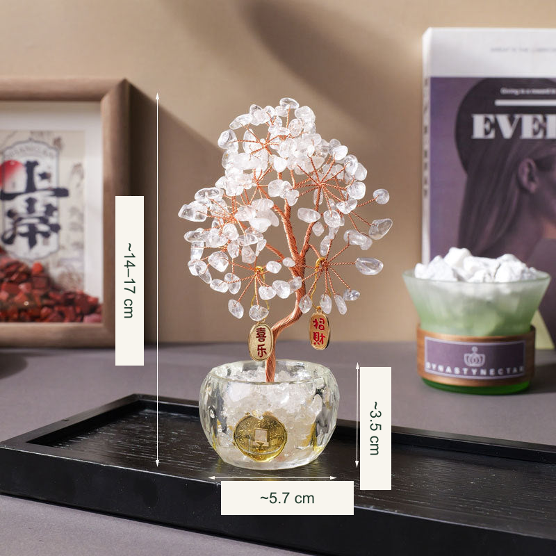 Wishing tree actual style 38 — original photograph with equivalent English labels; physical packaging and charms retained