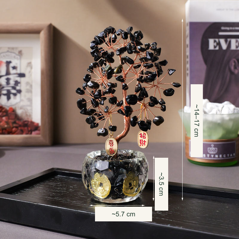 Wishing tree actual style 41 — original photograph with equivalent English labels; physical packaging and charms retained