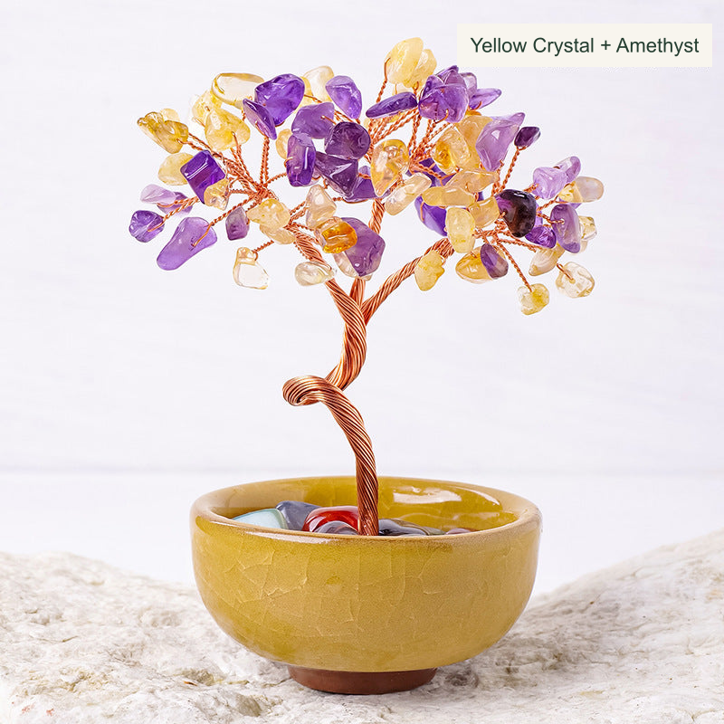 Wishing tree actual style 60 — original photograph with equivalent English labels; physical packaging and charms retained