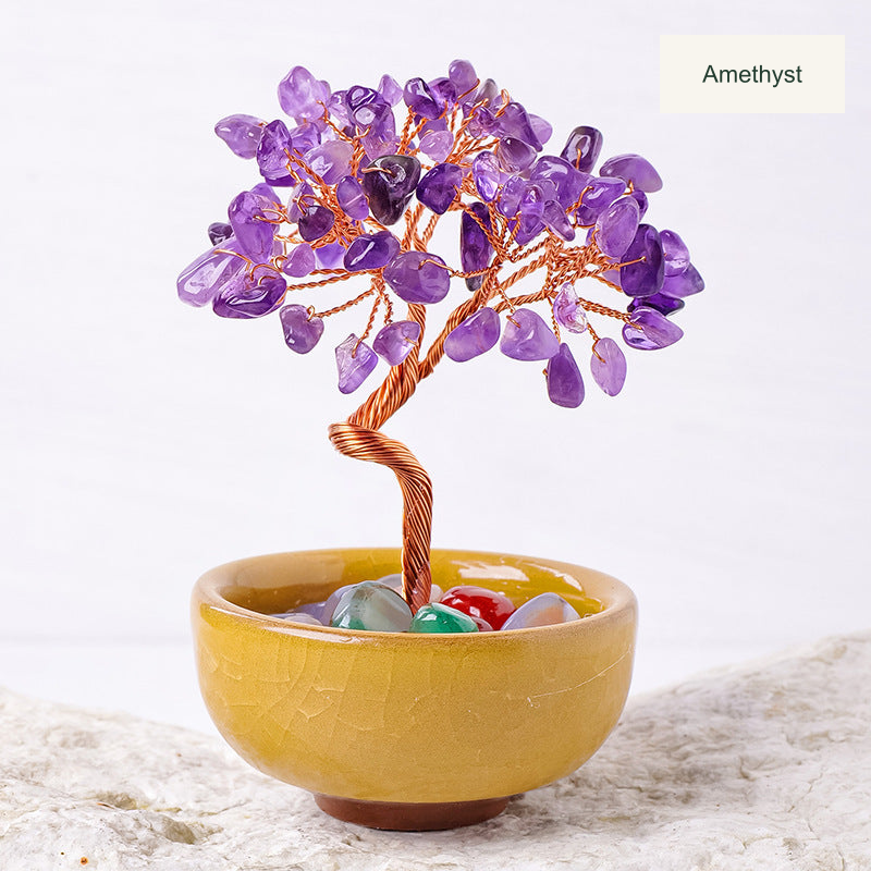 Wishing tree actual style 75 — original photograph with equivalent English labels; physical packaging and charms retained